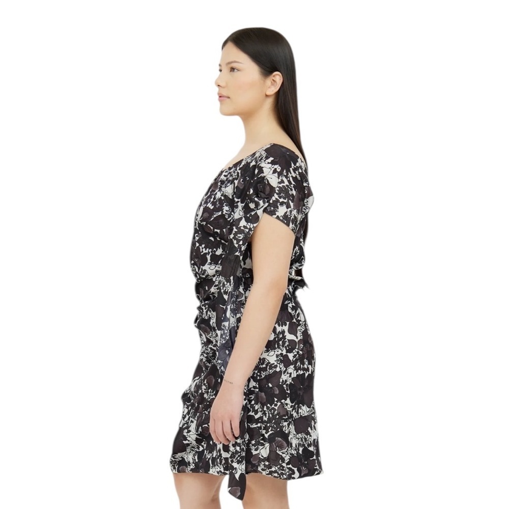 Marni Asymmetrical Black and White Dress